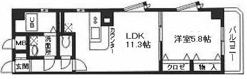 グレイズサイド501の間取り