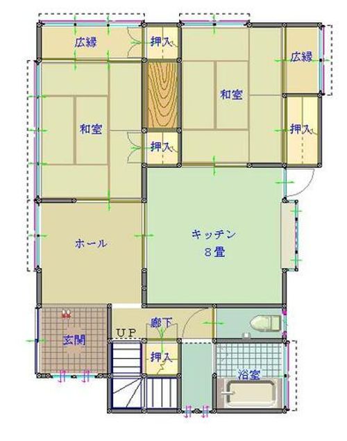 福岡県北九州市八幡東区大蔵1丁目(一戸建)の賃貸物件の外観