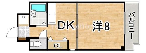 福岡県福岡市早良区城西1丁目(マンション)の賃貸物件の間取り