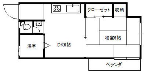 大星マンションの間取り