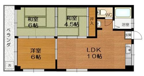 宝田マンションの外観