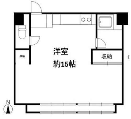 興信ビル403の間取り