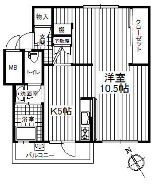 グリーンハイム堺の間取り