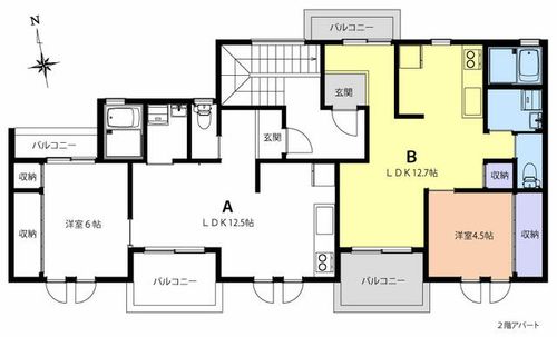 エープレイスの間取り