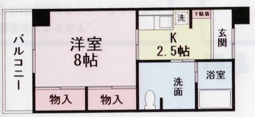 モンタン206の間取り