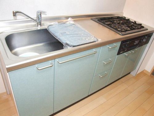 シャーメゾン灰塚B棟202のキッチン