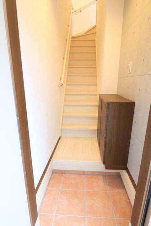 兵庫県西宮市里中町3丁目(アパート)の賃貸物件の玄関