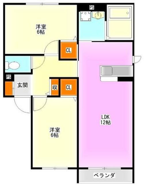 ディアスモダン本城の間取り