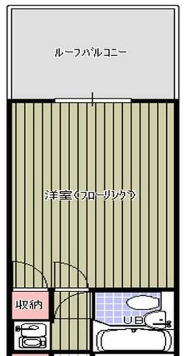 ライオンズマンション薬院駅南305の間取り