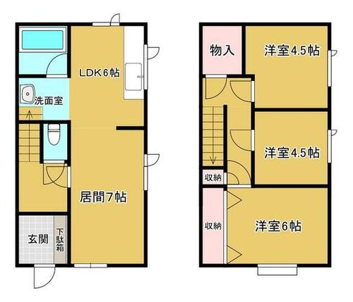 カントリハウス高木3の間取り