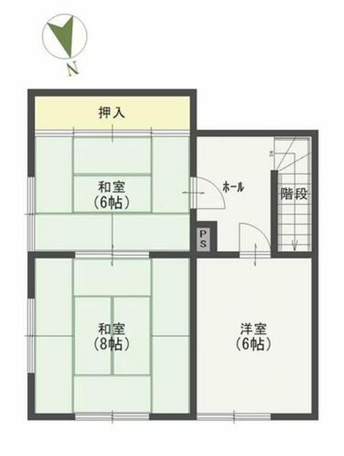 北海道小樽市緑1丁目(一戸建)の賃貸物件の間取り