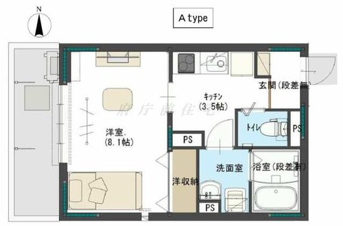2026春 新築 今出川エリア(ユアメゾン挽木町)の間取り