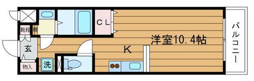 エルセレーノ吹田の間取り