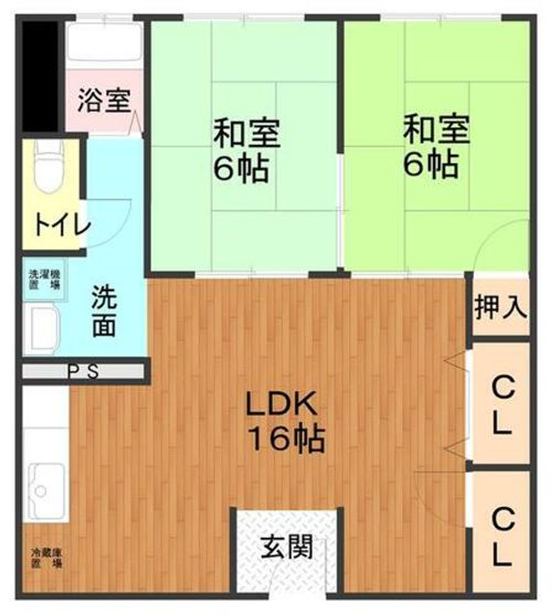 兵庫県神戸市中央区元町通4丁目(マンション)の賃貸物件の間取り