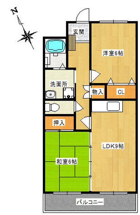 ルネッサンス宮ノ尾Ⅰの間取り