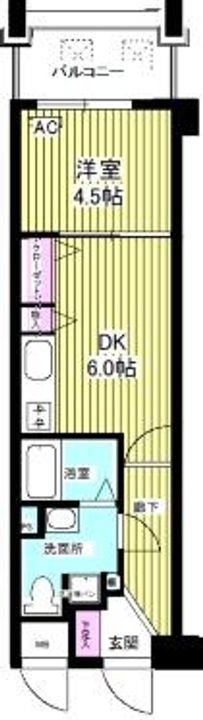 ORYZA三条西洞院の間取り