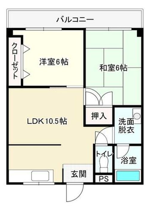 アルファックス藤松の間取り
