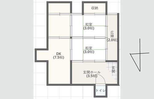 和歌山県海南市下津町丸田(一戸建)の賃貸物件の間取り