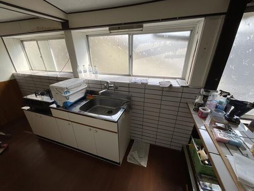福岡県大牟田市宮原町1丁目(一戸建)の賃貸物件のキッチン