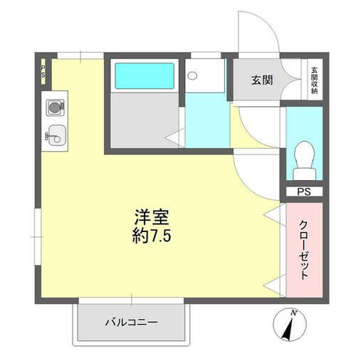 プランドール湊川の間取り