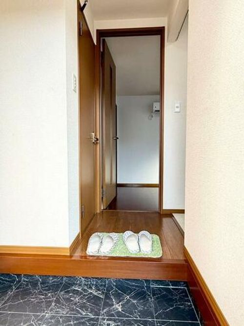 プランドール湊川の玄関