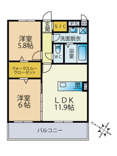 (仮)シベール太郎丸の間取り