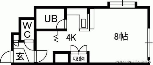 ノースシティ44103の間取り