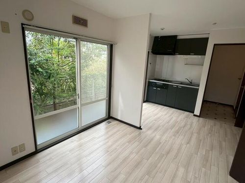 河原サンハイツB106の居間