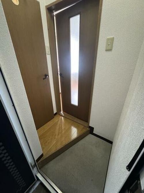 ソレイュ東札幌0101の玄関