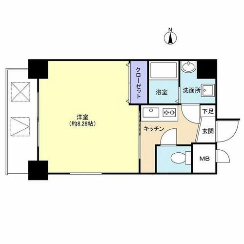 福岡県福岡市早良区城西3丁目(マンション)の賃貸物件の間取り