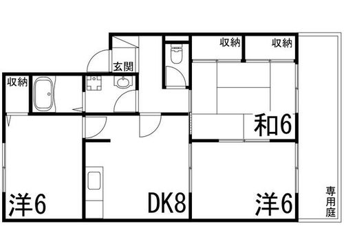 兵庫県加古川市尾上町口里(アパート)の賃貸物件の間取り