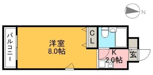 メゾン・ド・ルナール0406の間取り