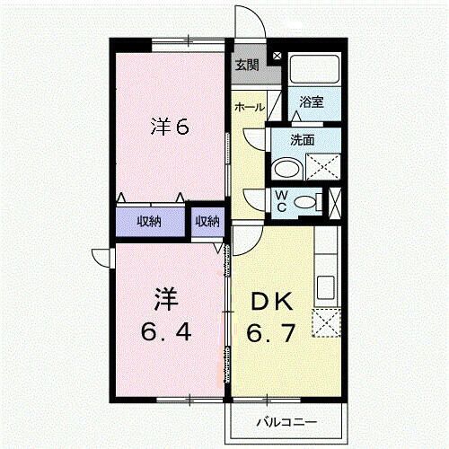 パレス・藤の間取り
