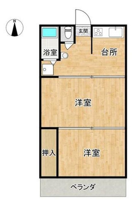 兵庫県丹波篠山市大沢新(アパート)の賃貸物件の間取り