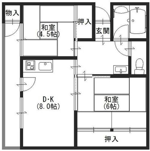 フィルホーム新野辺G38の間取り