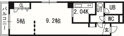 アンソレイエ ヴィ メゾンの間取り