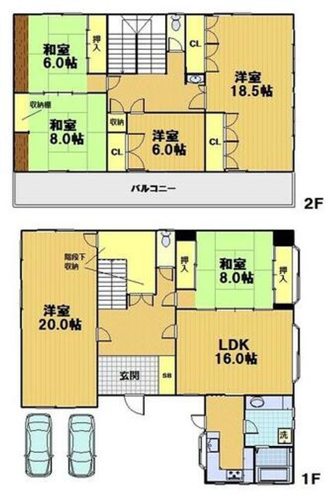 京都府京都市南区東九条西明田町(一戸建)の賃貸物件の間取り
