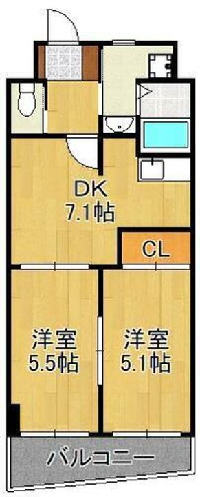 S-FORT小倉の間取り