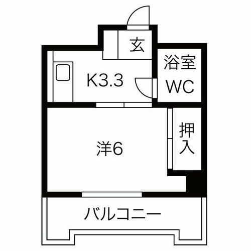 愛知県名古屋市東区泉1丁目(マンション)の賃貸物件の間取り