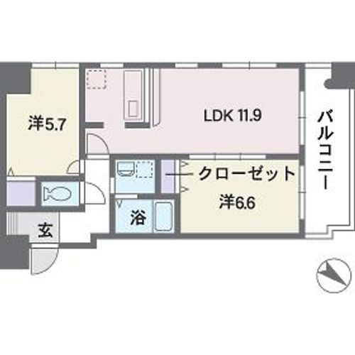 ベレーザ平尾の間取り