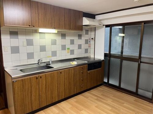 大阪府交野市私部4丁目(マンション)の賃貸物件のキッチン