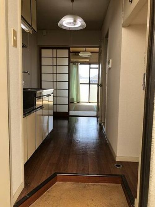 ドミールケンゾー202の玄関