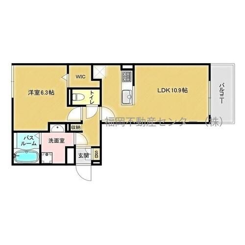 福岡県福岡市東区松島4丁目(アパート)の賃貸物件の間取り