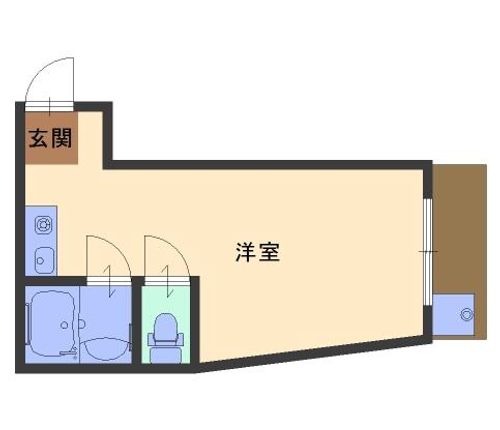朝日マンション102の間取り