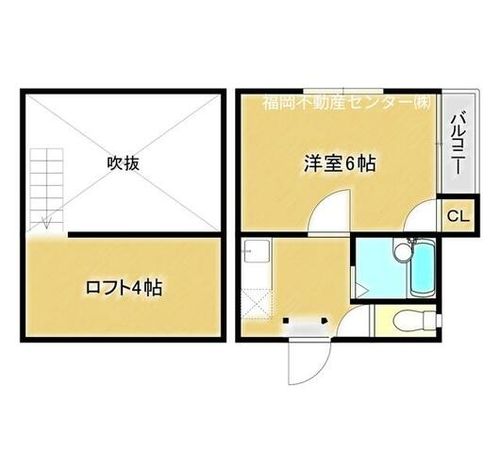 福岡県福岡市博多区東光2丁目(アパート)の賃貸物件の間取り