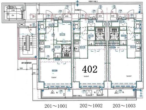 大阪府大阪市淀川区十三本町1丁目(マンション)の賃貸物件の間取り