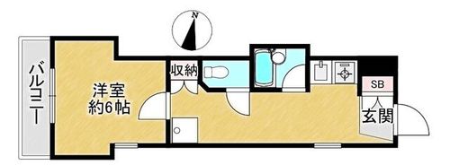 エストハイツ201の間取り