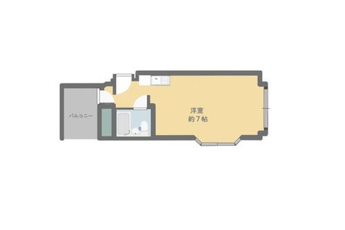 大阪府大阪市西成区梅南3丁目(マンション)の賃貸物件の間取り