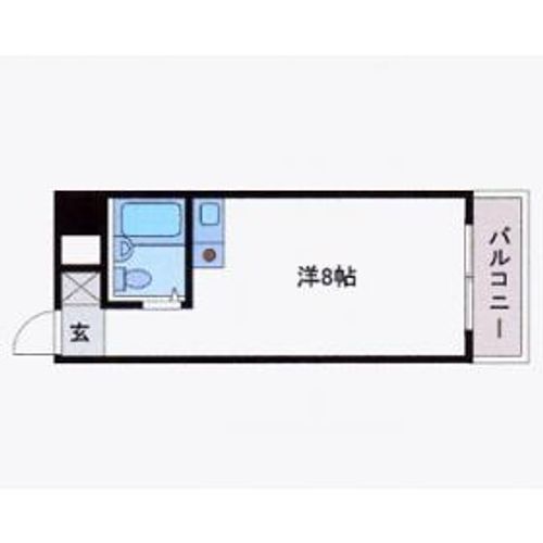 ホワイトパレス北九大前712の間取り