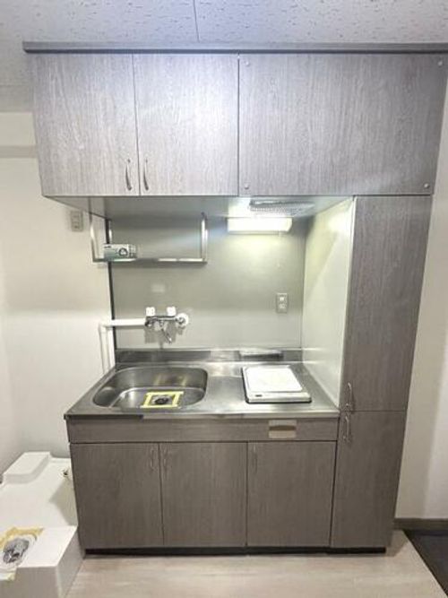 福岡県北九州市小倉北区片野4丁目(マンション)の賃貸物件のキッチン